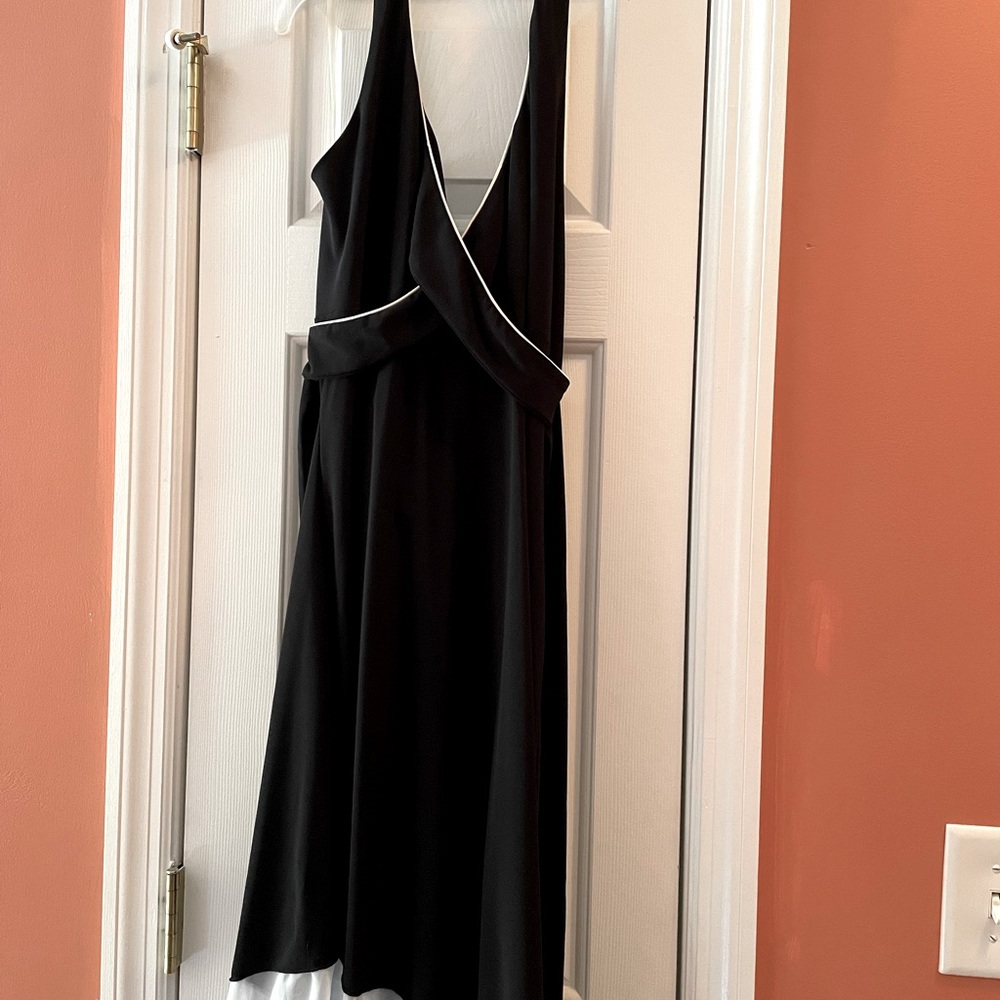 Giorgio Fiorlini Collection Asymmetrical Halter Top Dress, stretchy, size M.‎